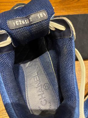Chanel Blue CC Trainers 4
