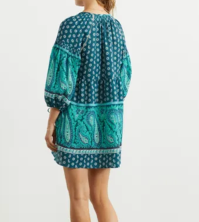 Boteh Linen Elba Mini Dress 4