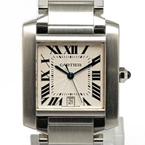 Stainless Steel Quartz Tank Francaise Watch 4