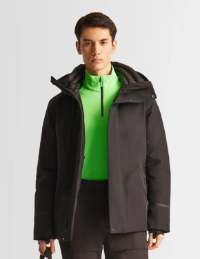 Fusalp Lyor Semi-Matte Black Bi-Stretch Twill Fabric Ski Jacket 3