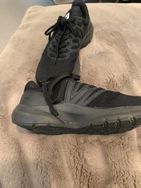 Veja Black Mesh/Leather Trainers 3