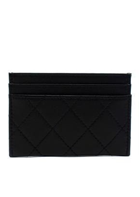 All Black Quilted Card Holder 2