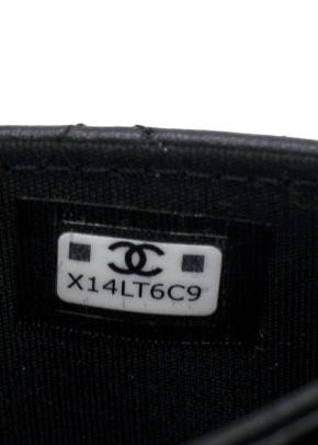 All Black Quilted Card Holder 8