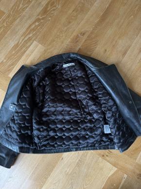 Acne Studios Distressed Black Leather Jacket 6