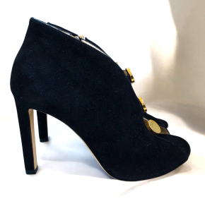 Jimmy Choo Black Suede Lorna Booties 6