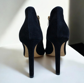 Jimmy Choo Black Suede Lorna Booties 8