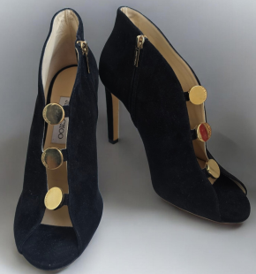 Jimmy Choo Black Suede Lorna Booties 3