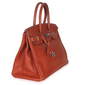 Hermès Brique Poitron Candy Epsom Birkin 35 PHW 3