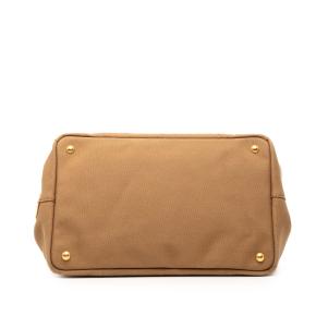 Prada Tan Canvas Canapa Logo Satchel 3