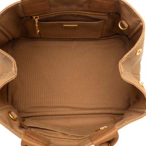 Prada Tan Canvas Canapa Logo Satchel 4