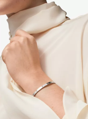 Cartier LOVE Small White Gold Bracelet 18 6