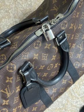 Louis Vuitton Coated Canvas Keepall Bandouliere 45 3