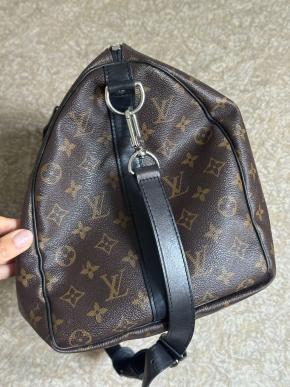 Louis Vuitton Coated Canvas Keepall Bandouliere 45 5