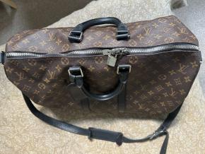 Louis Vuitton Coated Canvas Keepall Bandouliere 45 8