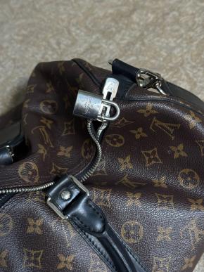 Louis Vuitton Coated Canvas Keepall Bandouliere 45 9