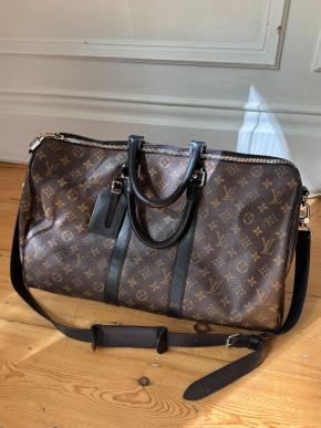 Louis Vuitton Coated Canvas Keepall Bandouliere 45 2