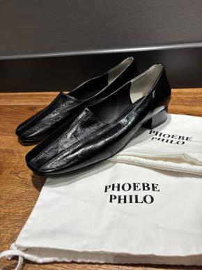 Phoebe Philo Black Leather Flats 9
