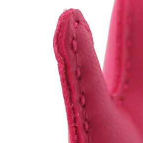 Hermes Rose Mexico Milo Lambskin GriGri Rodeo Bag Charm PM 8