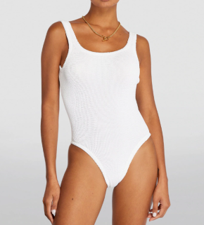 Hunza G Square-Neck Swimsuit 2