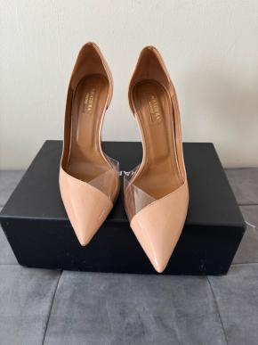 Aquazurra Nude Heeled Pumps 10