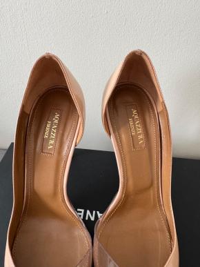 Aquazurra Nude Heeled Pumps 9