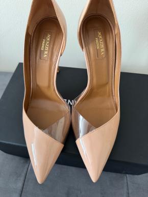 Aquazurra Nude Heeled Pumps 7