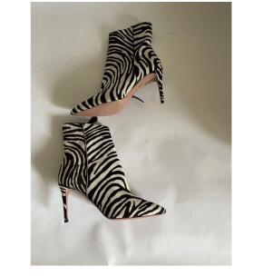 Aquazurra Striped Ankle Boots 12