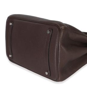 Hermès  Togo Birkin 35 PHW Chocolat 7