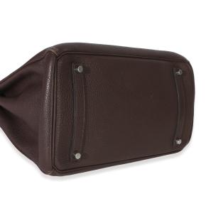 Hermès  Togo Birkin 35 PHW Chocolat 6