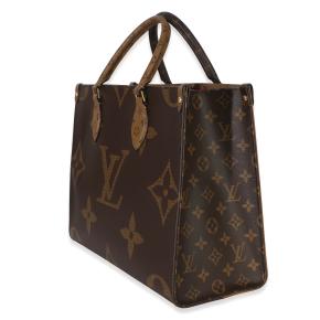 Louis Vuitton Coated Canvas Monogram Reverse  Onthego MM 4