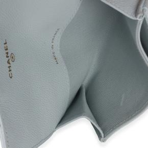 Chanel  Quilted Caviar Flap Card Holder 5