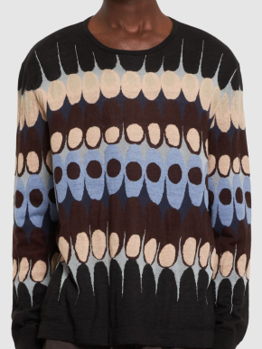 Commas Jacquard Crew-Neck Jumper 5