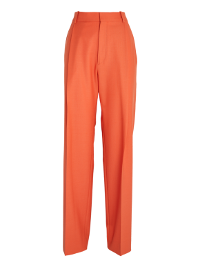 Victoria Beckham Pleat-Detail Wide-Leg Trousers 2