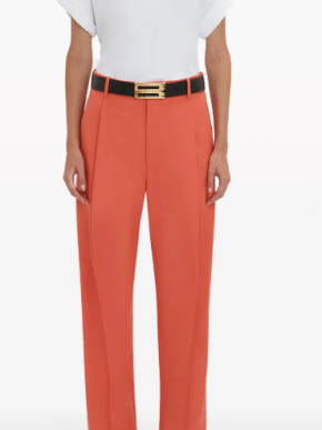 Victoria Beckham Pleat-Detail Wide-Leg Trousers 4
