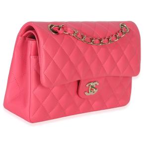 Chanel Quilted Lambskin Small Classic Double Flap Bag 3
