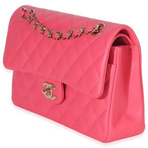 Chanel Quilted Lambskin Small Classic Double Flap Bag 4