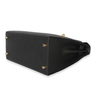 Hermès Black Epsom Sellier Kelly 28 PHW 7