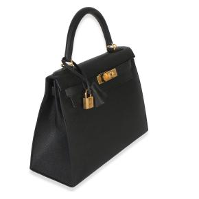 Hermès Black Epsom Sellier Kelly 28 PHW 3