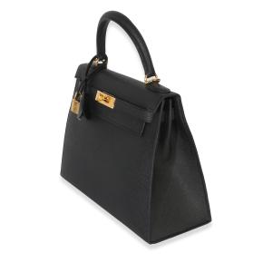 Hermès Black Epsom Sellier Kelly 28 PHW 4
