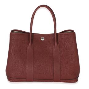 Hermès Rouge H Negonda Garden Party 30 PHW 2