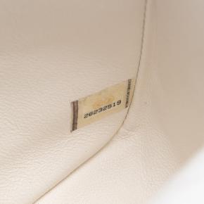 Chanel White Quilted Aged Lambskin Leather 2.55 Reissue 225 Double Flap Bag 6