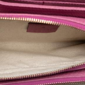 Gucci Pink Pebbled Calfskin Piston Broadway Evening Bag 4