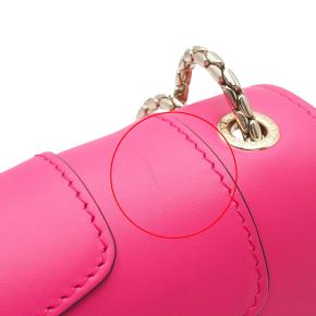 Bvlgari Pink Medium Calfskin Serpenti Forever Shoulder Bag 9