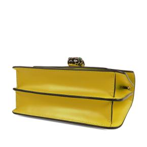 Bvlgari Yellow Calfskin Serpenti Forever Crossbody 3