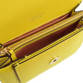 Bvlgari Yellow Calfskin Serpenti Forever Crossbody 4