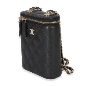 Chanel  Quilted Small Caviar Vertical Coco Beauty Vanity Case 4