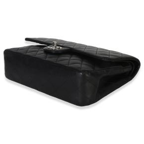 Chanel Black Quilted Lambskin Medium Classic Double Flap Bag 7