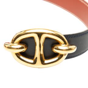 Hermes Brown/Tan Box Calf Chaine d Ancre Reversible Belt 65 6