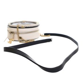 Chanel Black Crumpled Calfskin En Vogue Round Bag 14