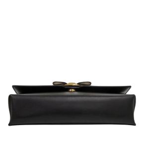 Ferragamo Black Leather Vara Bow Crossbody 3